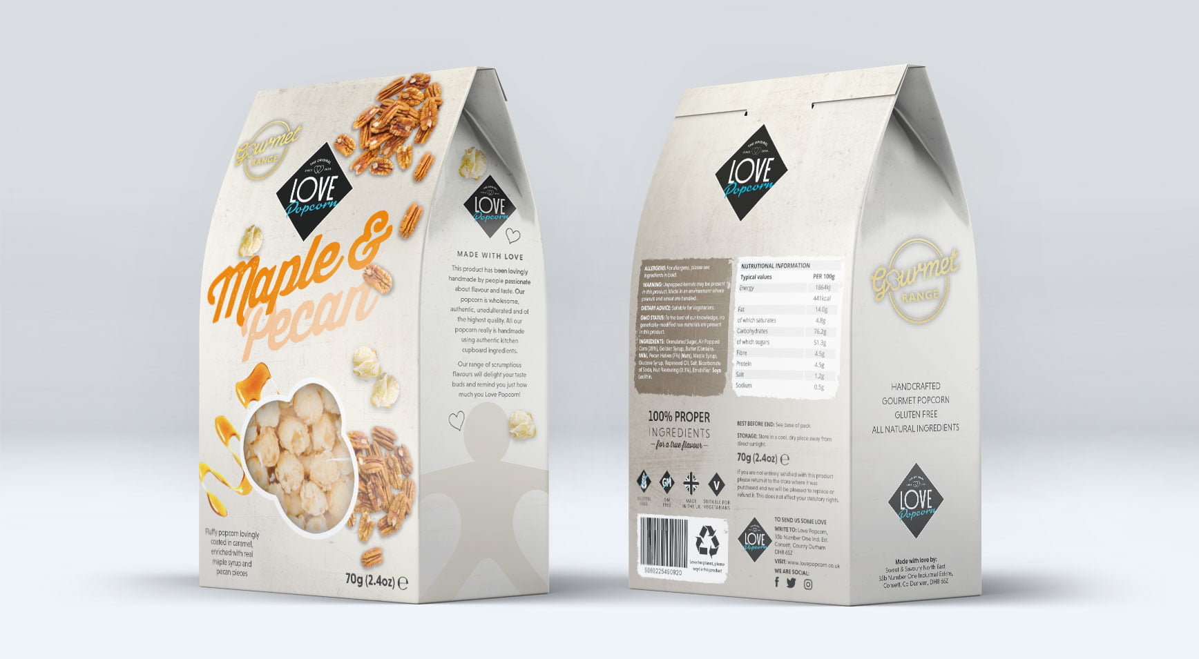 Love Popcorn Gourmet range